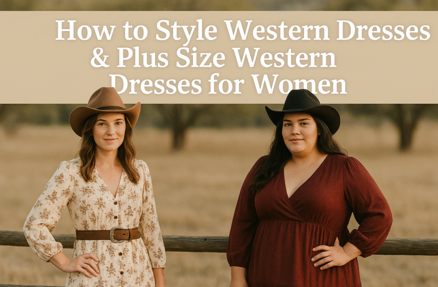 How to Style Western Dresses & Plus Size Western Dresses for Women
