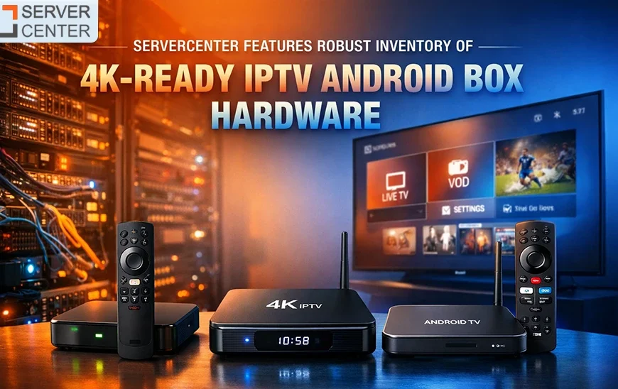 ServerCenter Features Robust Inventory of 4K-Ready IPTV Android Box Hardware