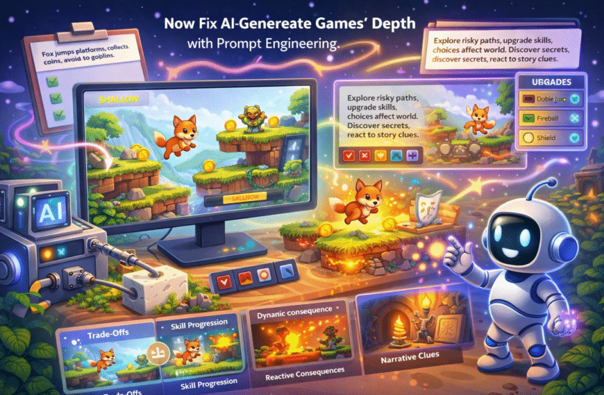 How to Fix AI-Generated Games’ Depth with Prompt Engineering