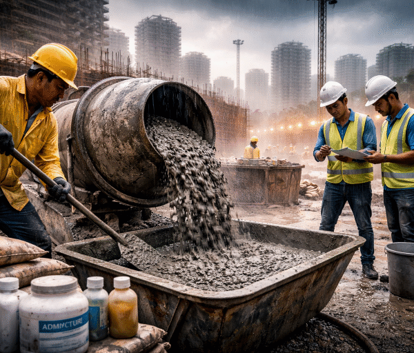 Role of Admixtures in Waterproof Concrete for Durable Construction