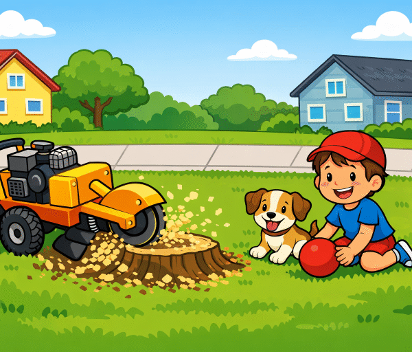 The Benefits of Stump Grinding for Urban Landscapes in North Prairie, WI