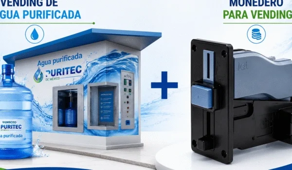 Maquina Expendedora de Agua Purificada e ICT para Vending de Agua: Tecnología para un Negocio Eficiente