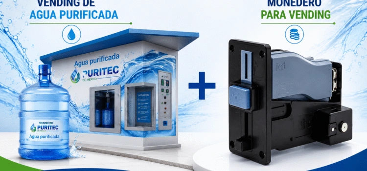 Maquina Expendedora de Agua Purificada e ICT para Vending de Agua: Tecnología para un Negocio Eficiente