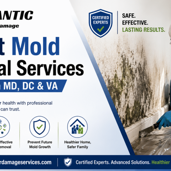 Expert Mold Removal Services for Homes in MD, DC & VA